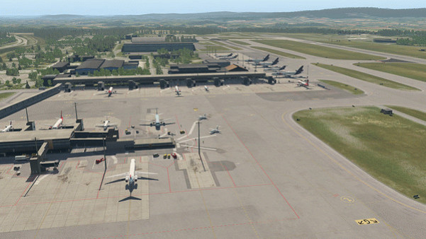 Игра X-Plane 11 - Add-on: Aerosoft - Airport Oslo, скриншот