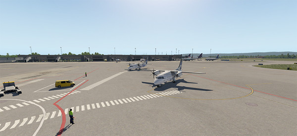 Игра X-Plane 11 - Add-on: Aerosoft - Airport Oslo, скриншот