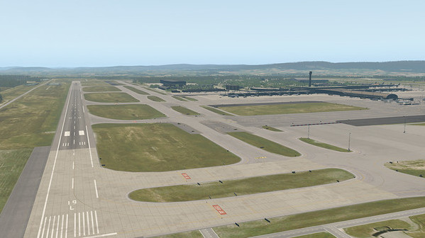 Игра X-Plane 11 - Add-on: Aerosoft - Airport Oslo, скриншот
