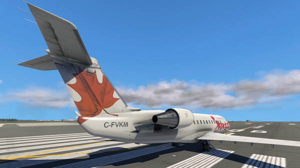 Игра X-Plane 11 - Add-on: Aerosoft - CRJ 200, скриншот
