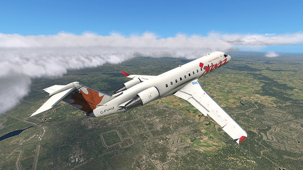 Игра X-Plane 11 - Add-on: Aerosoft - CRJ 200, скриншот