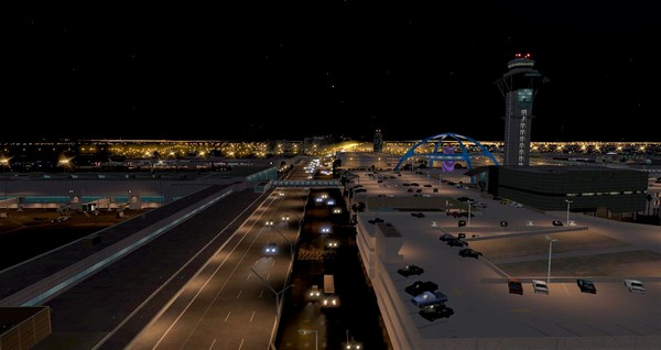 Игра X-Plane 11 - Add-on: FunnerFlight - Airport Los Angeles International V2, скриншот