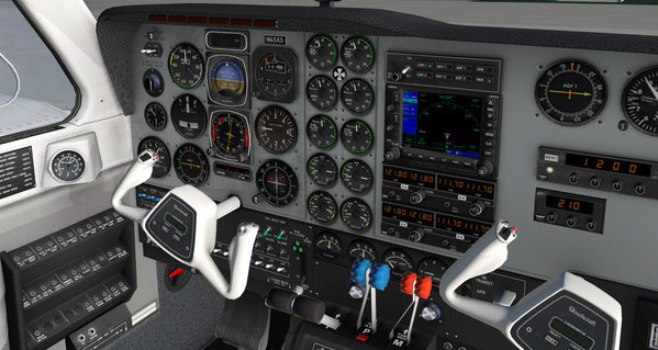 Игра X-Plane 11, скриншот