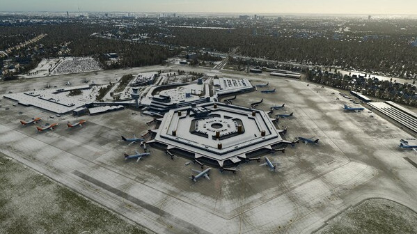 Игра X-Plane 12 Add-on: Aerosoft - Airport Berlin-Tegel, скриншот