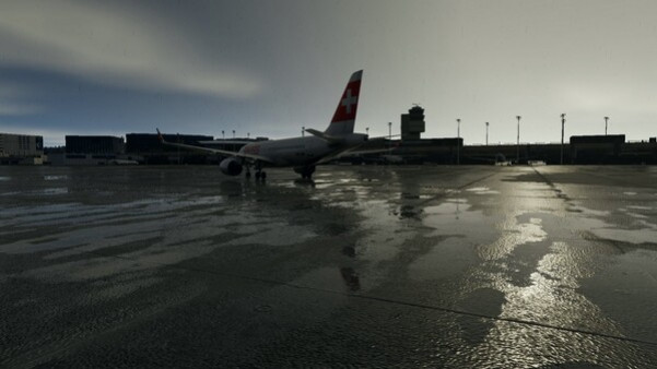 Игра X-Plane 12 Add-on: Aerosoft - Airport Zurich V2.0, скриншот