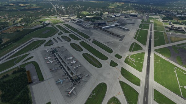 Игра X-Plane 12 Add-on: Aerosoft - Airport Zurich V2.0, скриншот