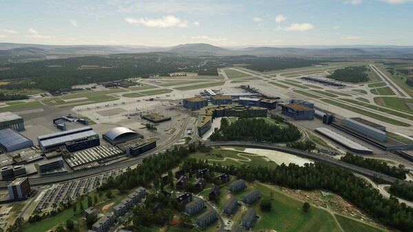 Игра X-Plane 12 Add-on: Aerosoft - Airport Zurich V2.0, скриншот
