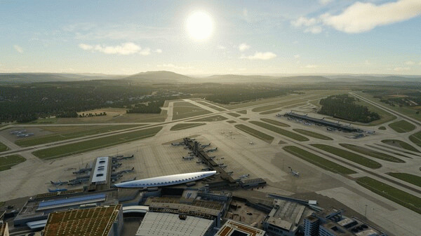 Игра X-Plane 12 Add-on: Aerosoft - Airport Zurich V2.0, скриншот