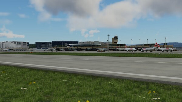 Игра X-Plane 12 Add-on: Aerosoft - Airport Zurich V2.0, скриншот