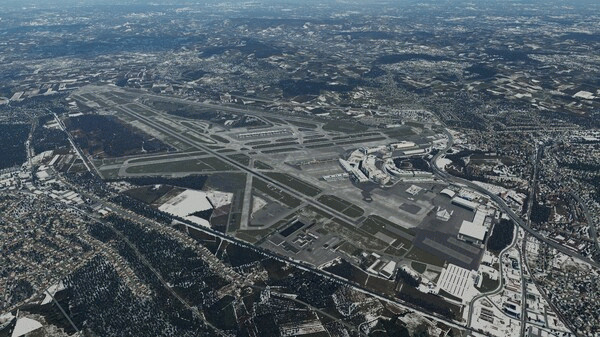 Игра X-Plane 12 Add-on: Aerosoft - Airport Zurich V2.0, скриншот