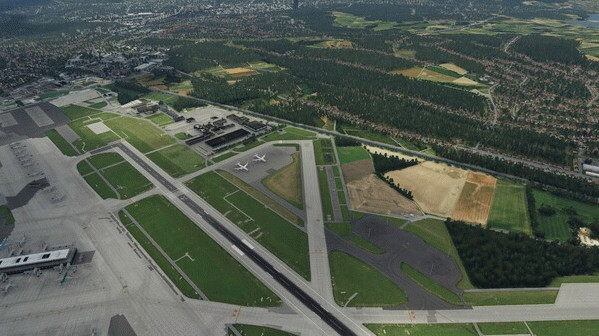 Игра X-Plane 12 Add-on: Aerosoft - Airport Zurich V2.0, скриншот