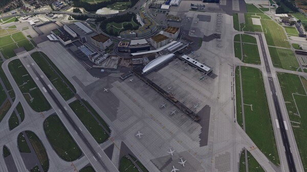 Игра X-Plane 12 Add-on: Aerosoft - Airport Zurich V2.0, скриншот
