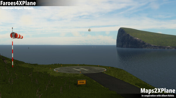 Игра X-Plane 12 Add-on: Aerosoft - Faroe Islands XP, скриншот