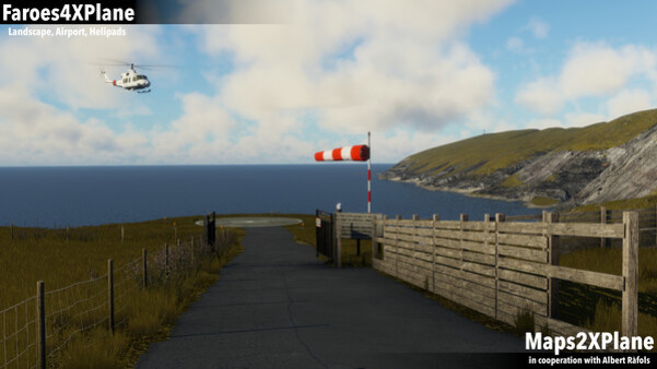 Игра X-Plane 12 Add-on: Aerosoft - Faroe Islands XP, скриншот