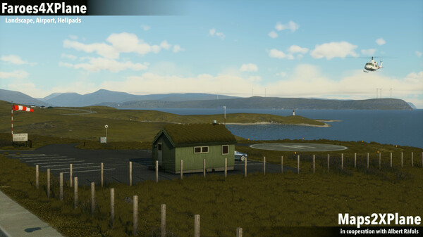 Игра X-Plane 12 Add-on: Aerosoft - Faroe Islands XP, скриншот