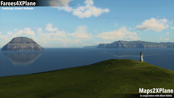 Игра X-Plane 12 Add-on: Aerosoft - Faroe Islands XP, скриншот