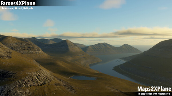 Игра X-Plane 12 Add-on: Aerosoft - Faroe Islands XP, скриншот