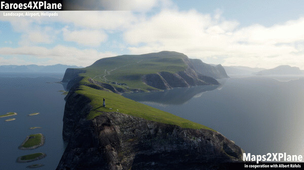 Игра X-Plane 12 Add-on: Aerosoft - Faroe Islands XP, скриншот