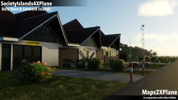 Игра X-Plane 12 Add-on: Aerosoft - Society Islands XP - Bora Bora & Leeward Islands, скриншот