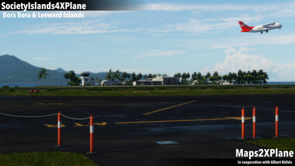 Игра X-Plane 12 Add-on: Aerosoft - Society Islands XP - Bora Bora & Leeward Islands, скриншот