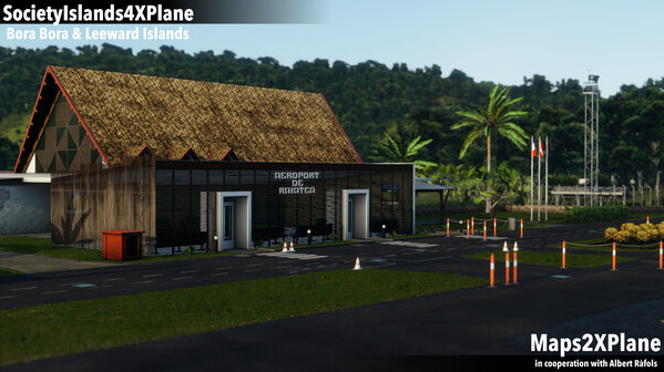 Игра X-Plane 12 Add-on: Aerosoft - Society Islands XP - Bora Bora & Leeward Islands, скриншот