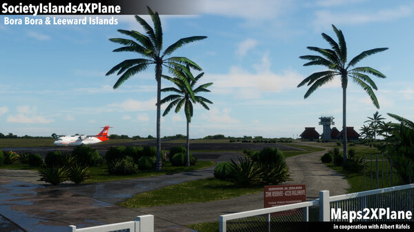 Игра X-Plane 12 Add-on: Aerosoft - Society Islands XP - Bora Bora & Leeward Islands, скриншот