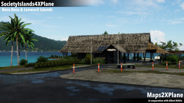 Игра X-Plane 12 Add-on: Aerosoft - Society Islands XP - Bora Bora & Leeward Islands, скриншот
