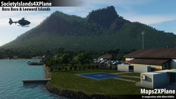 Игра X-Plane 12 Add-on: Aerosoft - Society Islands XP - Bora Bora & Leeward Islands, скриншот