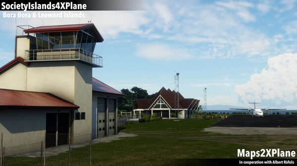 Игра X-Plane 12 Add-on: Aerosoft - Society Islands XP - Bora Bora & Leeward Islands, скриншот