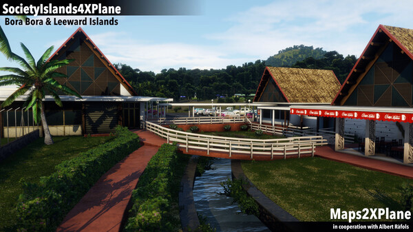 Игра X-Plane 12 Add-on: Aerosoft - Society Islands XP - Bora Bora & Leeward Islands, скриншот