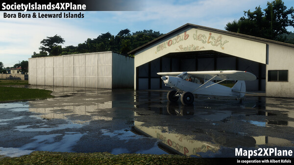 Игра X-Plane 12 Add-on: Aerosoft - Society Islands XP - Bora Bora & Leeward Islands, скриншот