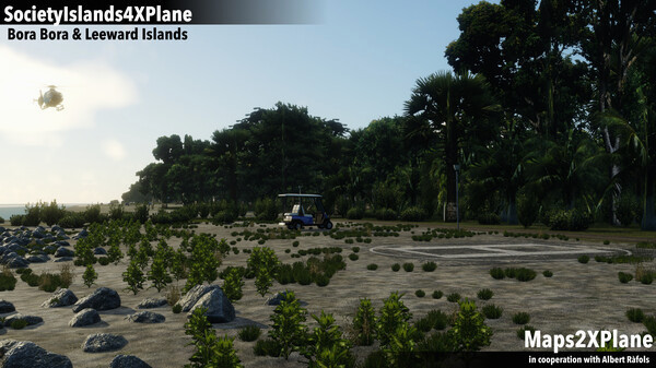 Игра X-Plane 12 Add-on: Aerosoft - Society Islands XP - Bora Bora & Leeward Islands, скриншот
