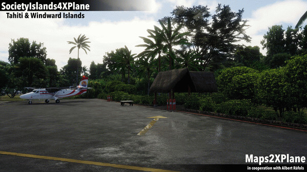Игра X-Plane 12 Add-on: Aerosoft - Society Islands XP - Tahiti & Windward Islands, скриншот