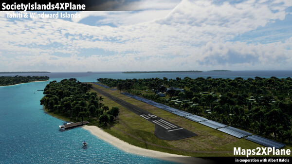 Игра X-Plane 12 Add-on: Aerosoft - Society Islands XP - Tahiti & Windward Islands, скриншот