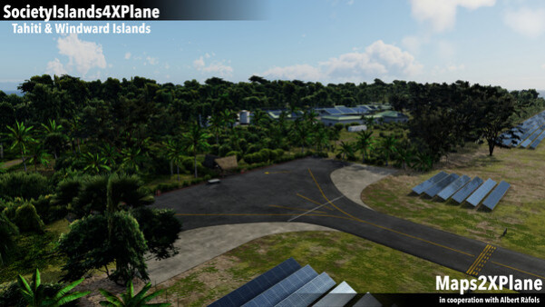 Игра X-Plane 12 Add-on: Aerosoft - Society Islands XP - Tahiti & Windward Islands, скриншот
