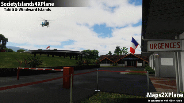 Игра X-Plane 12 Add-on: Aerosoft - Society Islands XP - Tahiti & Windward Islands, скриншот