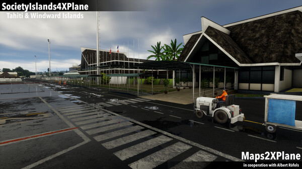 Игра X-Plane 12 Add-on: Aerosoft - Society Islands XP - Tahiti & Windward Islands, скриншот