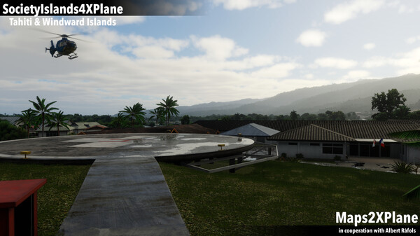 Игра X-Plane 12 Add-on: Aerosoft - Society Islands XP - Tahiti & Windward Islands, скриншот