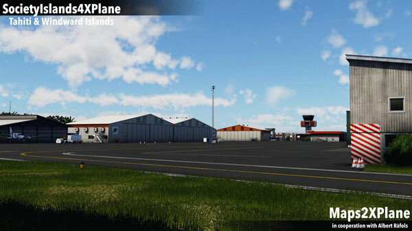 Игра X-Plane 12 Add-on: Aerosoft - Society Islands XP - Tahiti & Windward Islands, скриншот