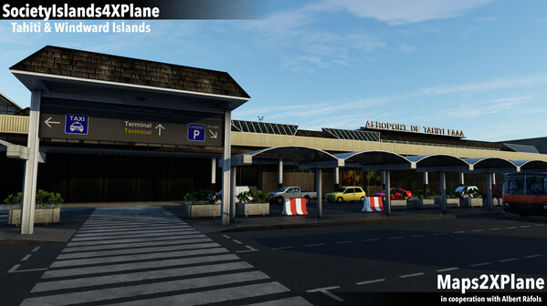 Игра X-Plane 12 Add-on: Aerosoft - Society Islands XP - Tahiti & Windward Islands, скриншот