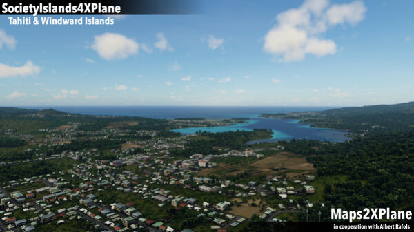 Игра X-Plane 12 Add-on: Aerosoft - Society Islands XP - Tahiti & Windward Islands, скриншот