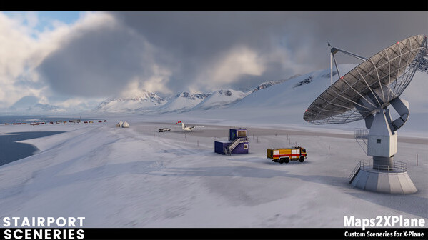 Игра X-Plane 12 Add-on: Aerosoft - Svalbard XP, скриншот