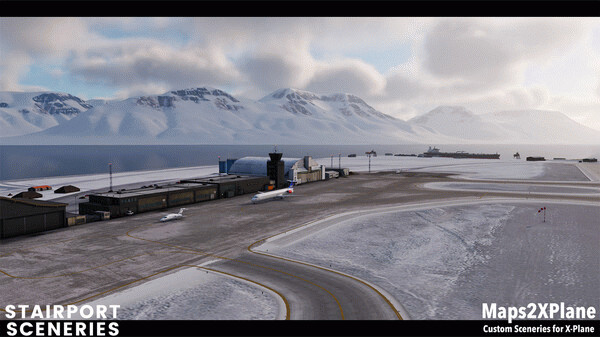 Игра X-Plane 12 Add-on: Aerosoft - Svalbard XP, скриншот