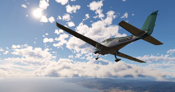 Игра X-Plane 12, скриншот