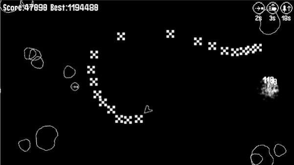 Игра X-teroids, скриншот