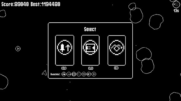 Игра X-teroids, скриншот