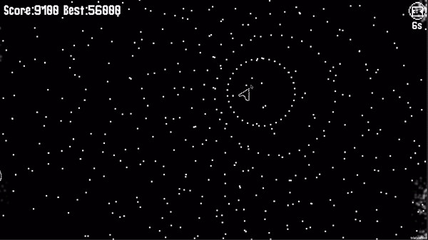 Игра X-teroids, скриншот