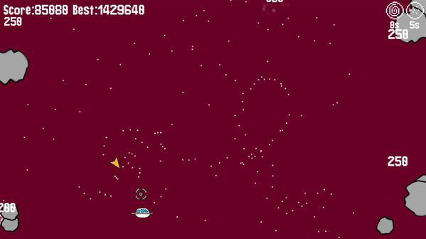 Игра X-teroids, скриншот