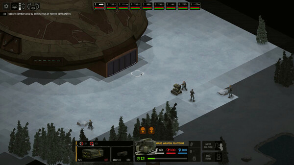 Игра Xenonauts 2, скриншот