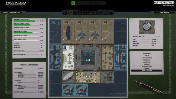 Игра Xenonauts, скриншот